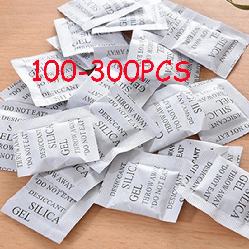 Activated Carbon Bag - 100-300PCS Packs Non-Toxic Silica Gel Desiccant
