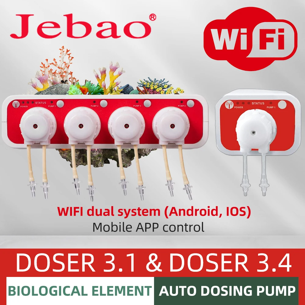 Aquarium Marine Fishes - Jebao Water Pump Filter Auto Dosing