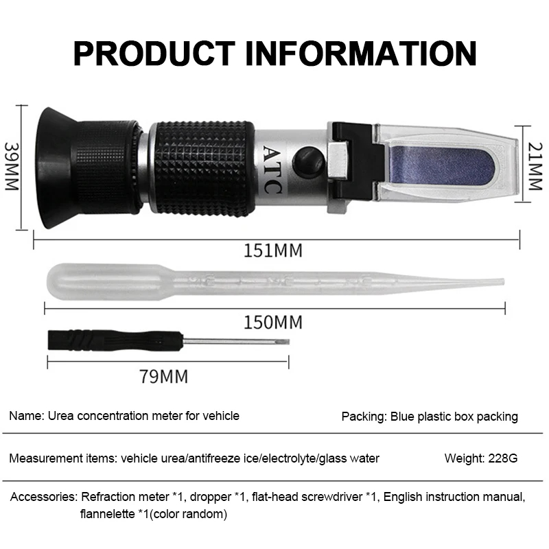 Antifreeze Coolant Refractomet - Marine Aquarium Refractometer ulasan dan harga