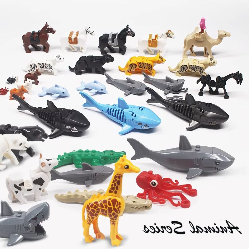 MOC 2025 New 1PCS Printed Zoo  - Marine Zoo ulasan dan harga