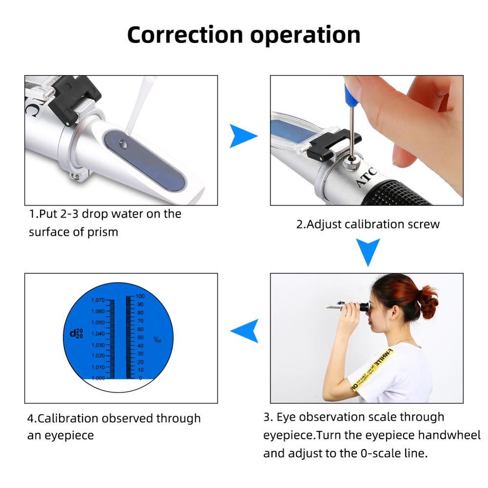 0-40% Brix 0-25% Alcohol Grape - Marine Aquarium Refractometer ulasan dan harga