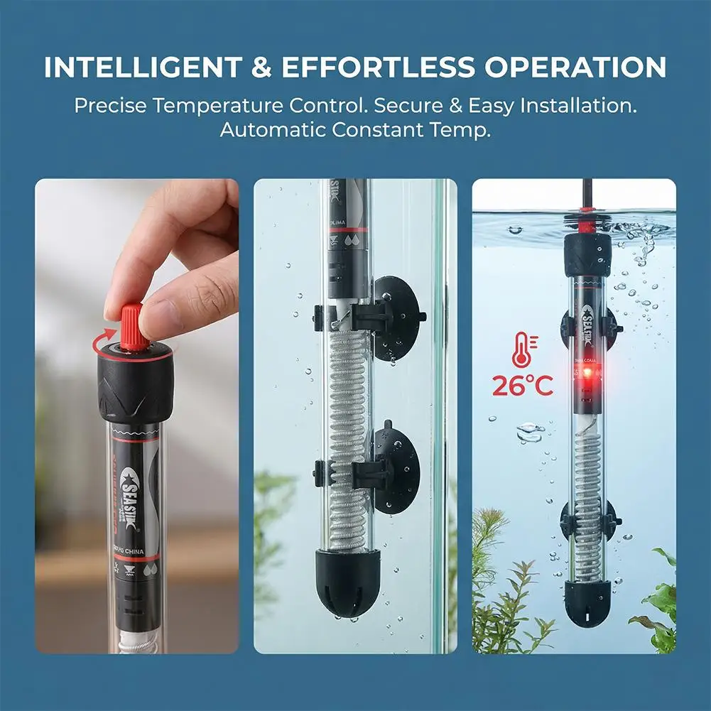 Adjustable Aquarium Heater 25W - Marine Aquarium Nano ulasan dan harga