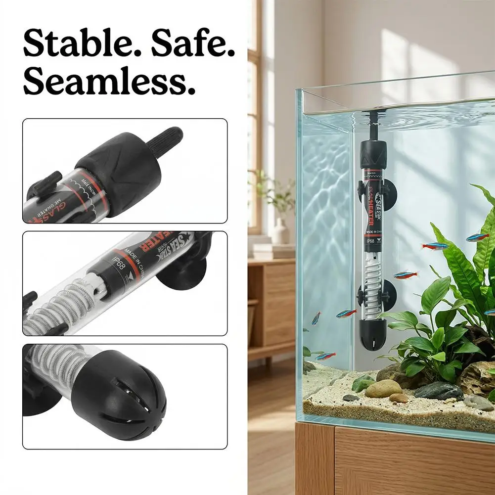 Adjustable Aquarium Heater 25W - Marine Aquarium Nano ulasan dan harga