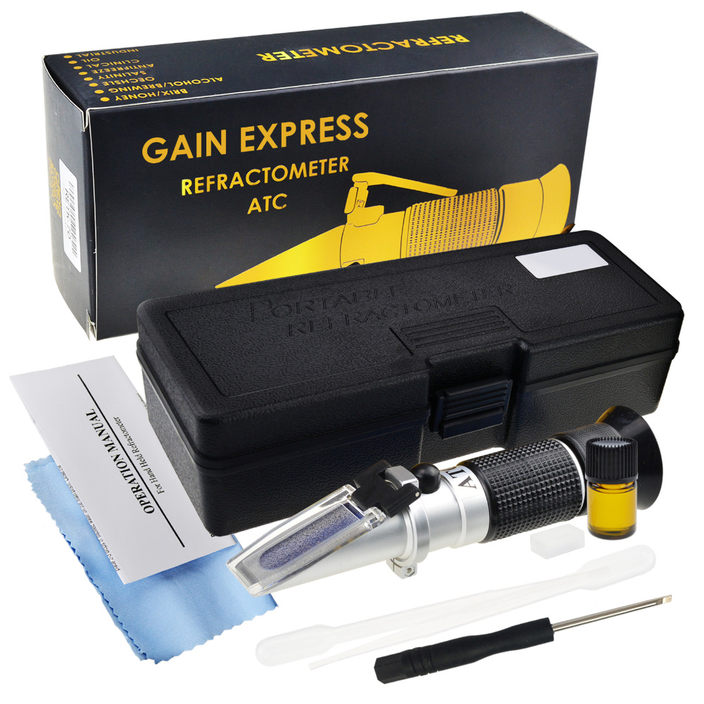 3-in-1 Honey Refractometer Bri - Marine Aquarium Refractometer ulasan dan harga