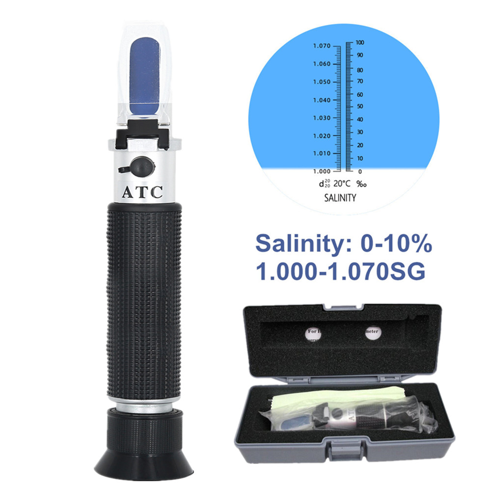 Handheld Salinity Refractomete - Marine Aquarium Refractometer ulasan dan harga