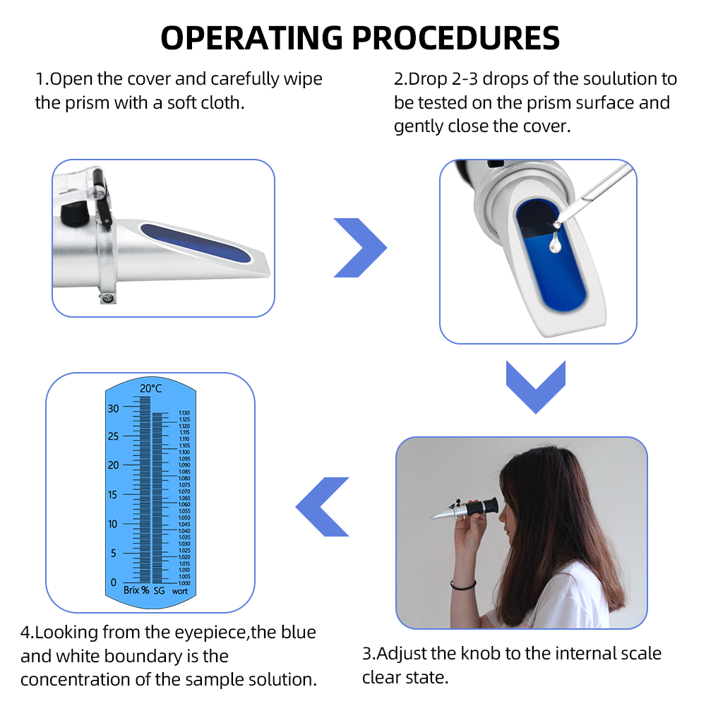 Beer Wort Refractometer 0-32%  - Marine Aquarium Refractometer ulasan dan harga