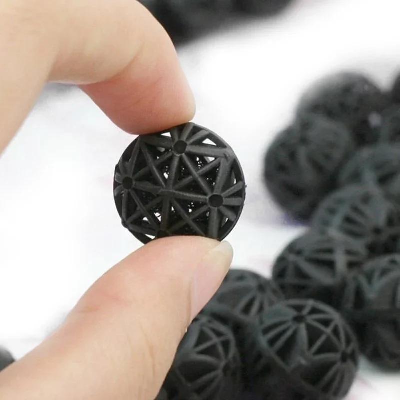 50Pcs 16mm Aquarium Bio Filter - Marine Aquarium Filter Media ulasan dan harga