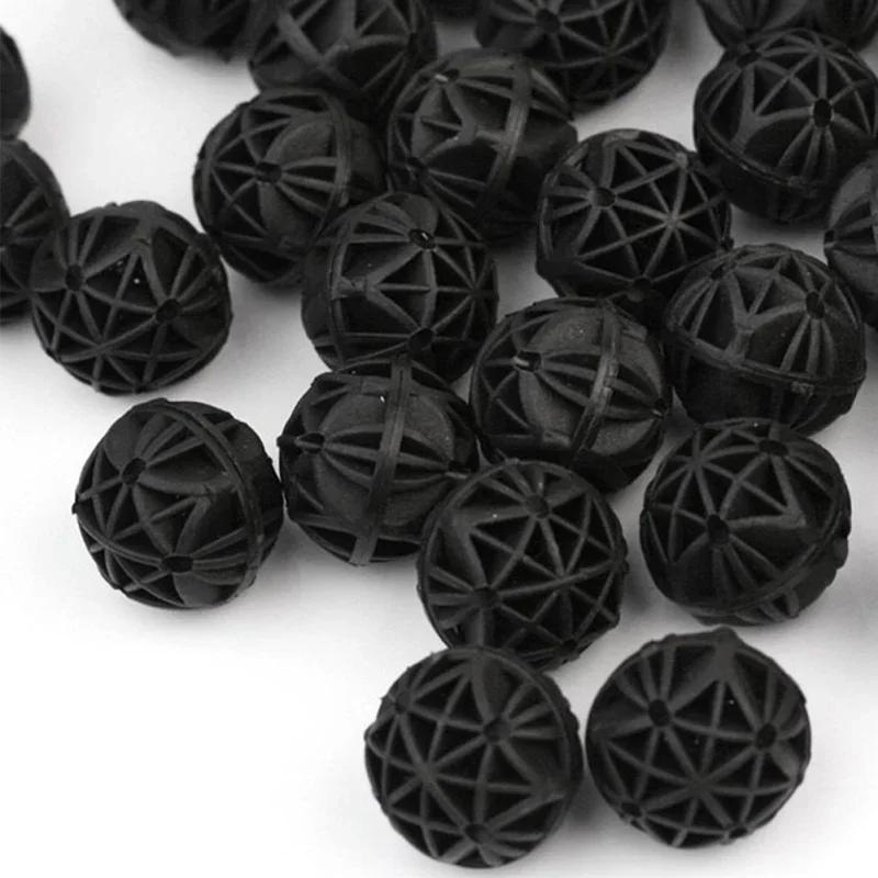 50Pcs 16mm Aquarium Bio Filter - Marine Aquarium Filter Media ulasan dan harga
