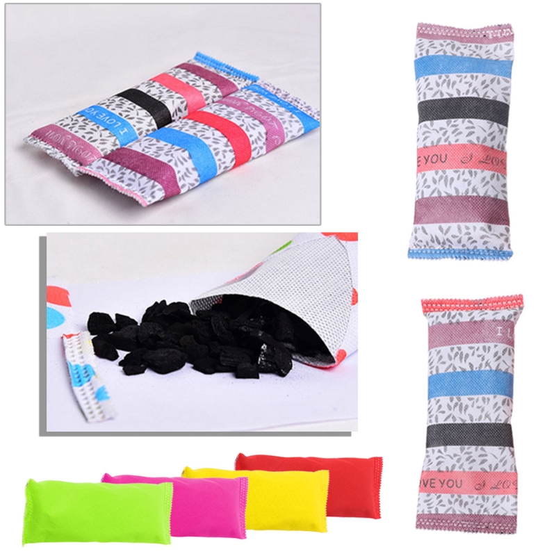 2Pcs Bamboo Charcoal Bag Smell - Activated Carbon Bag ulasan dan harga