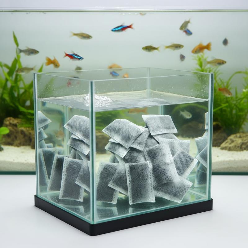 10/20/40pcs Aquarium Activated - Activated Carbon Bag ulasan dan harga