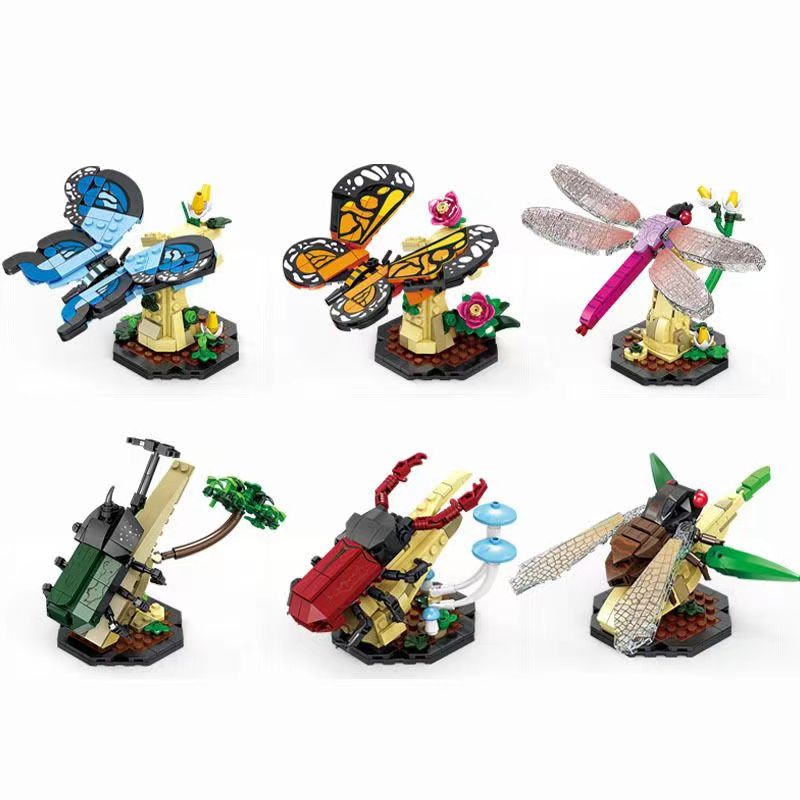1pcs Cute Forest Animal Buildi - Marine Zoo ulasan dan harga