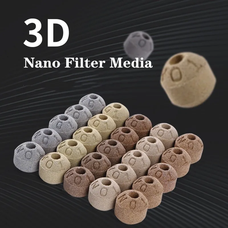 10/20pcs Aquarium Ceramic Filt - Marine Aquarium Filter Media ulasan dan harga