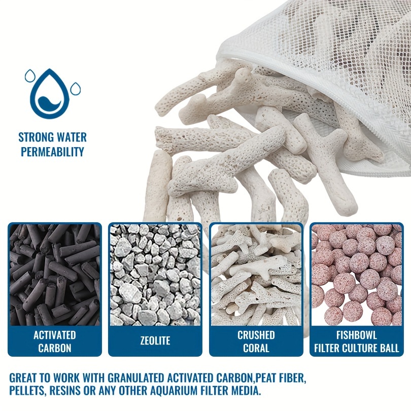 Reusable Zipper Filter Media B - Marine Aquarium Filter Media ulasan dan harga