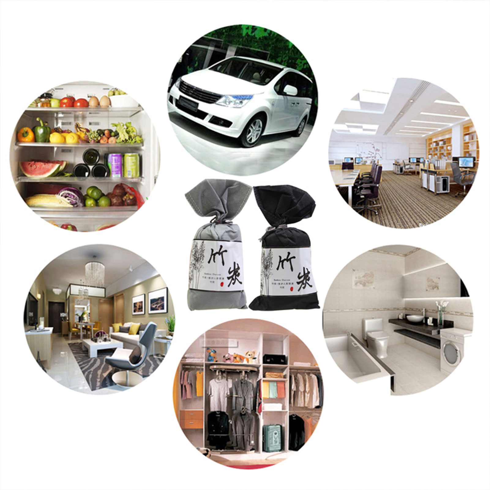 Bamboo Charcoal Deodorization  - Activated Carbon Bag ulasan dan harga