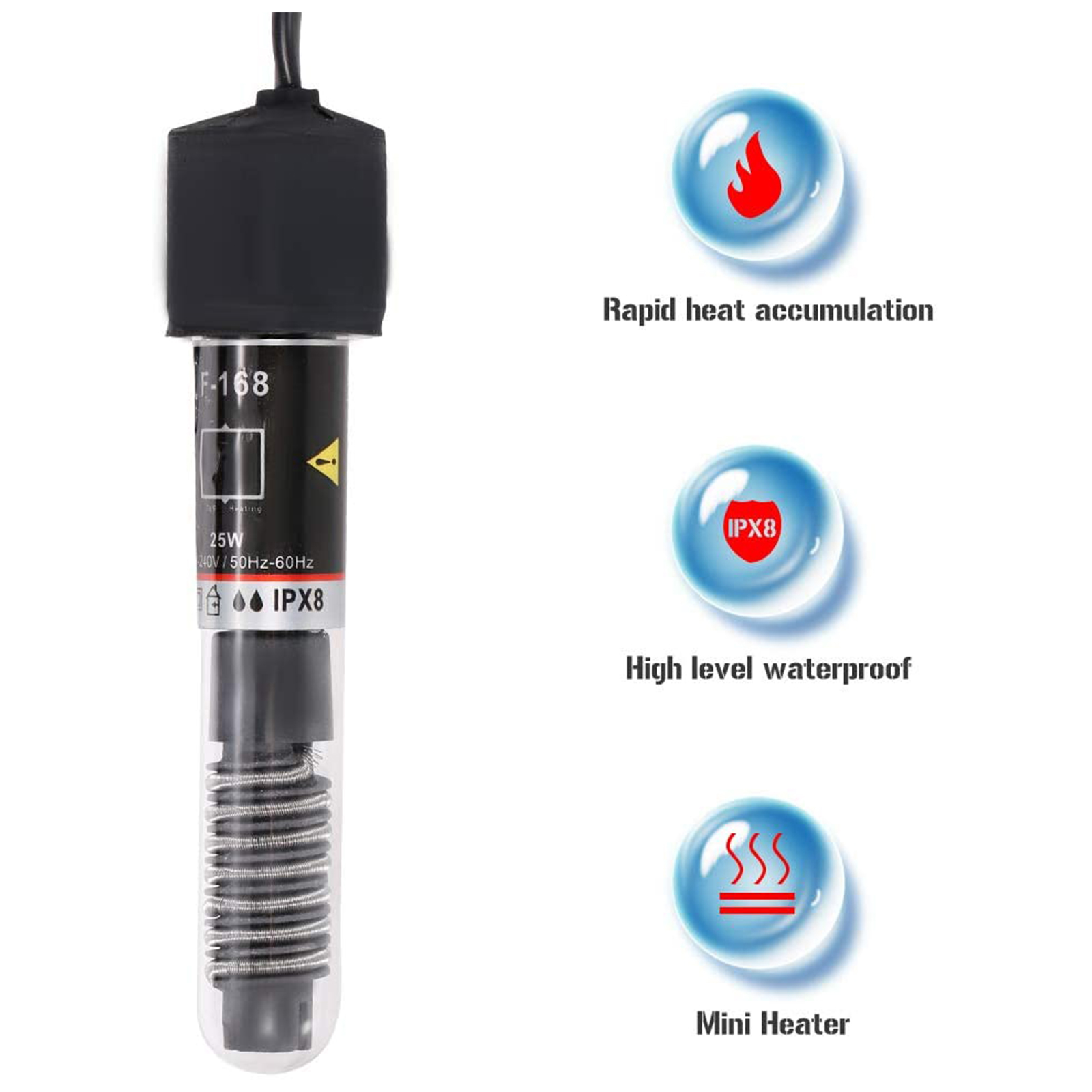 Mini Aquarium Heater Submersib - Marine Aquarium Nano ulasan dan harga