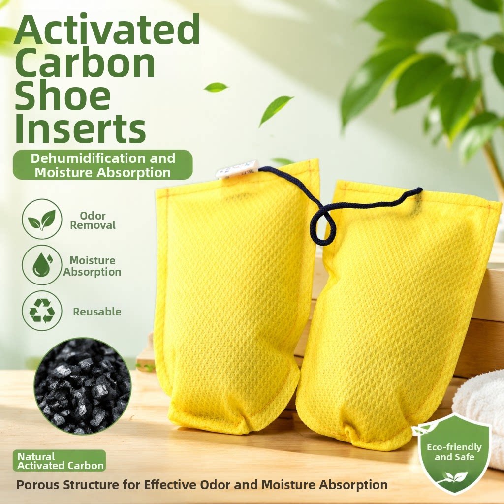 Bamboo Charcoal Shoe Inserts A - Activated Carbon Bag ulasan dan harga