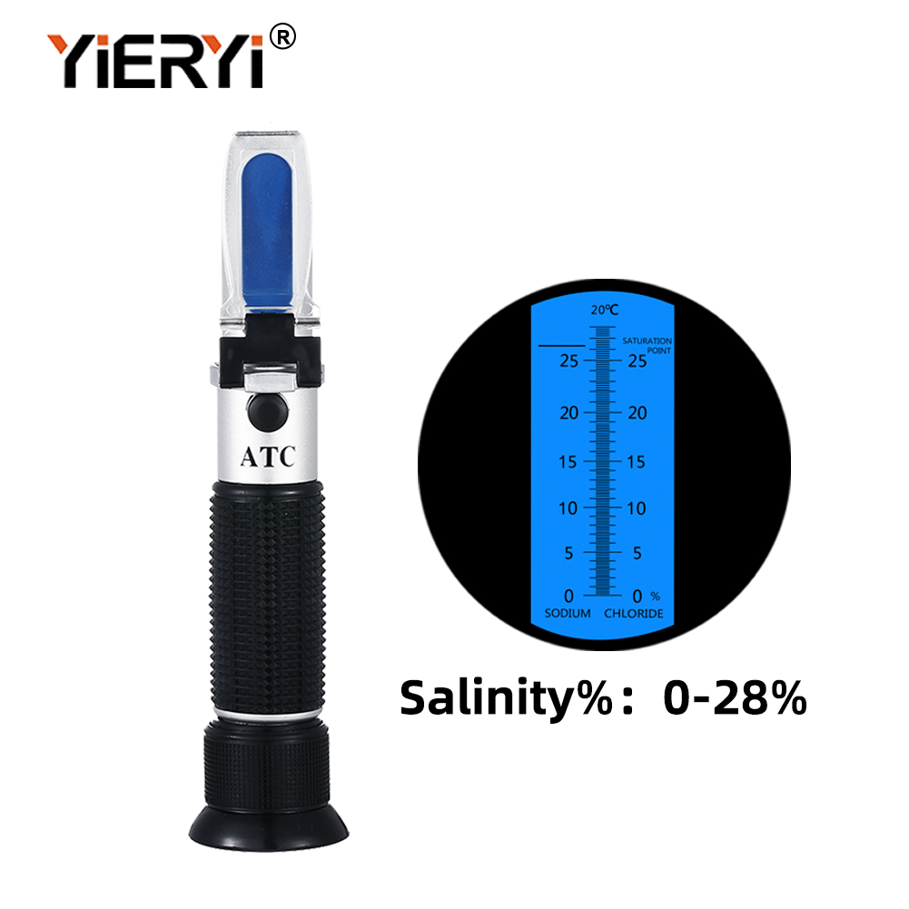 Yieryi Portable 0-28% Salinity - Marine Aquarium Refractometer ulasan dan harga