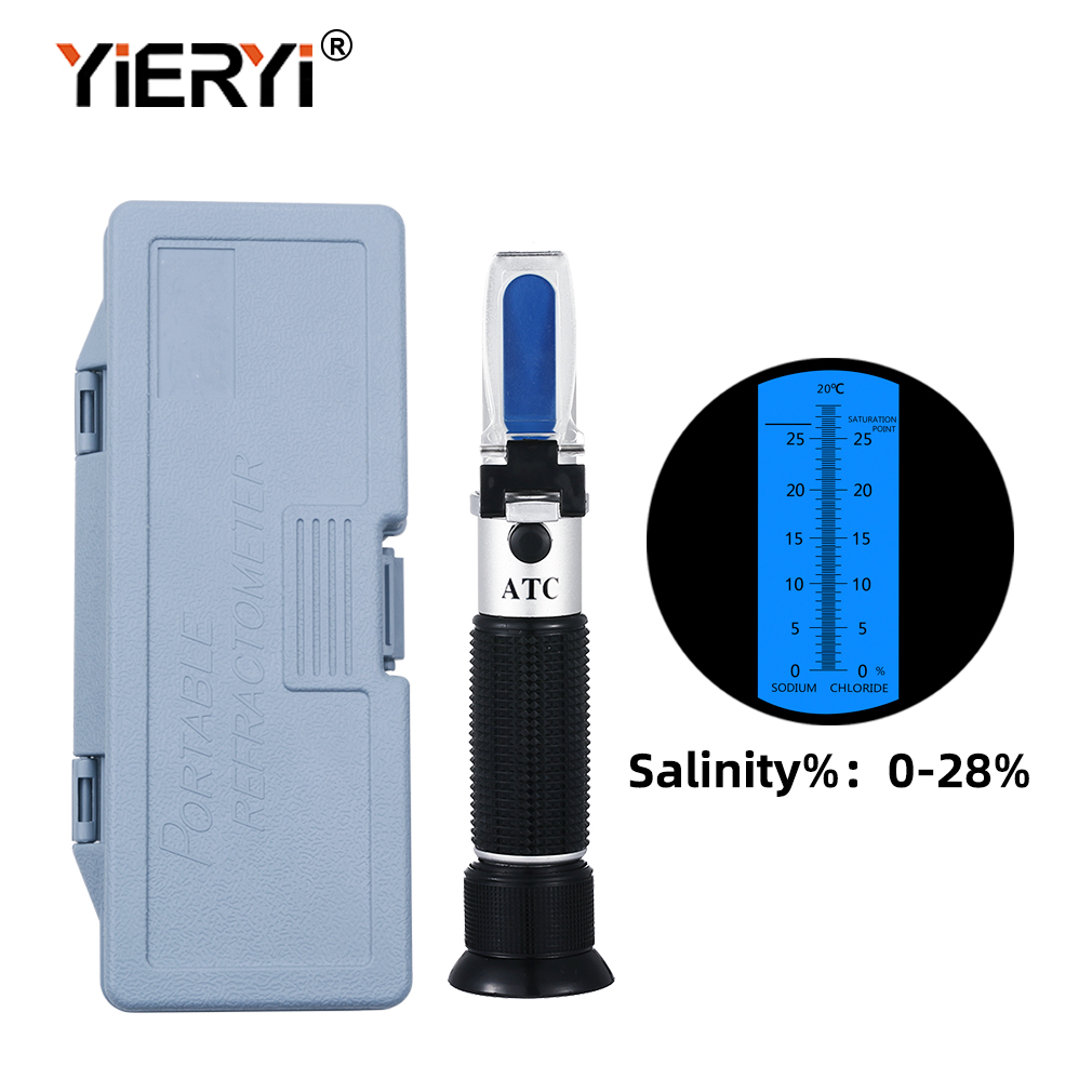 Yieryi Portable 0-28% Salinity - Marine Aquarium Refractometer ulasan dan harga
