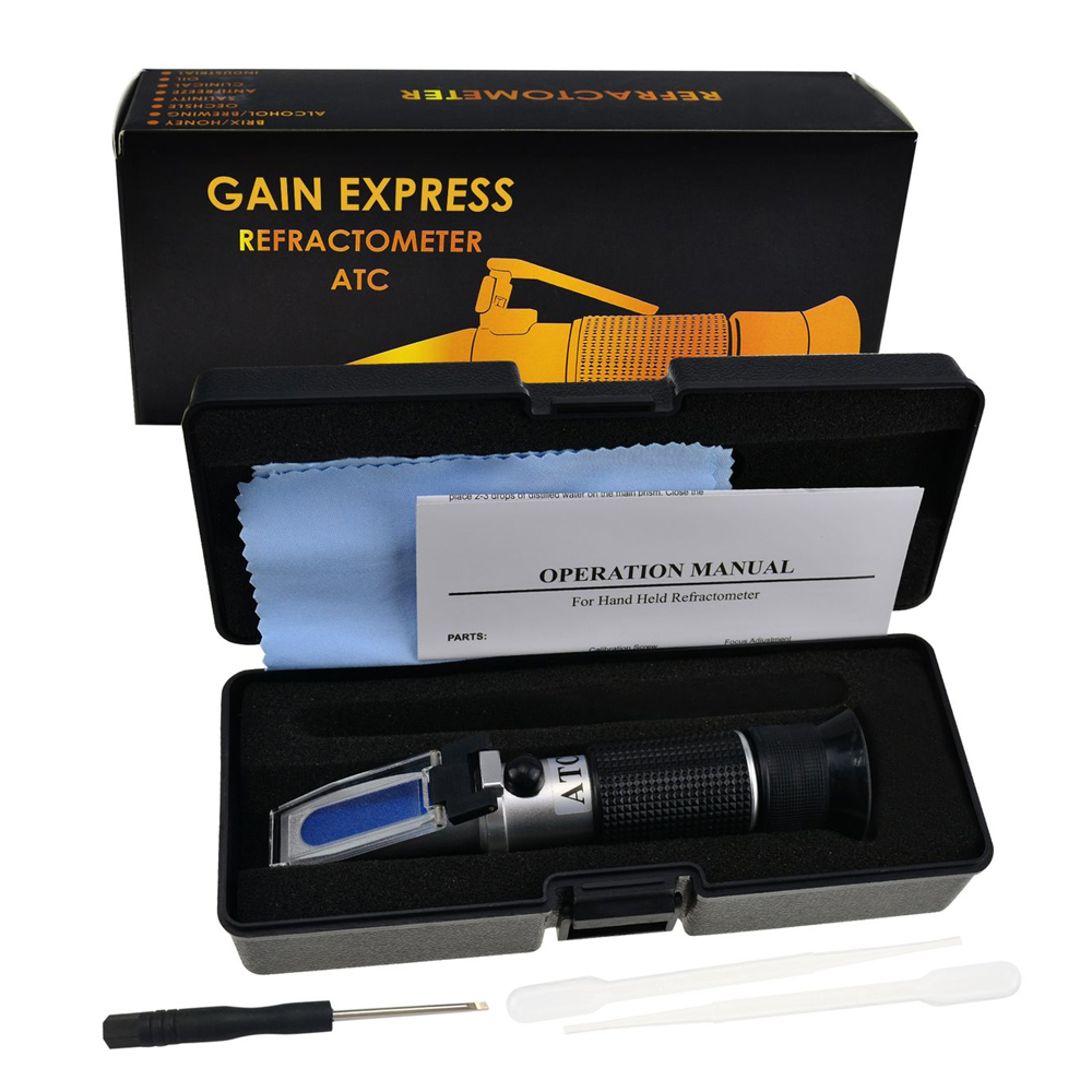 Glucose Meter Alcoholometer Re - Marine Aquarium Refractometer ulasan dan harga