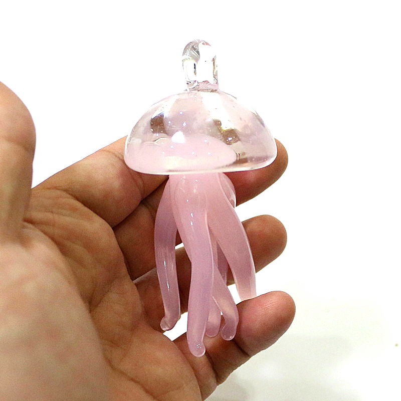 Pink Jellyfish Glass Pendant C - Marine Aquarium & Regional Centre Reviews ulasan dan harga