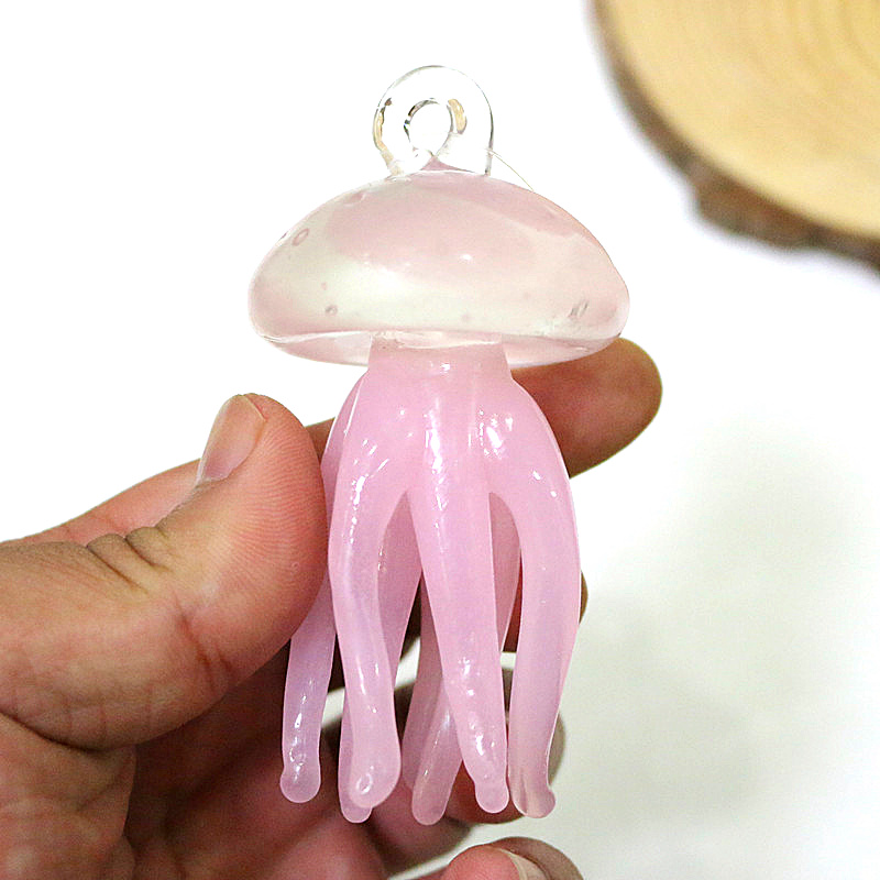Pink Jellyfish Glass Pendant C - Marine Aquarium & Regional Centre Reviews ulasan dan harga