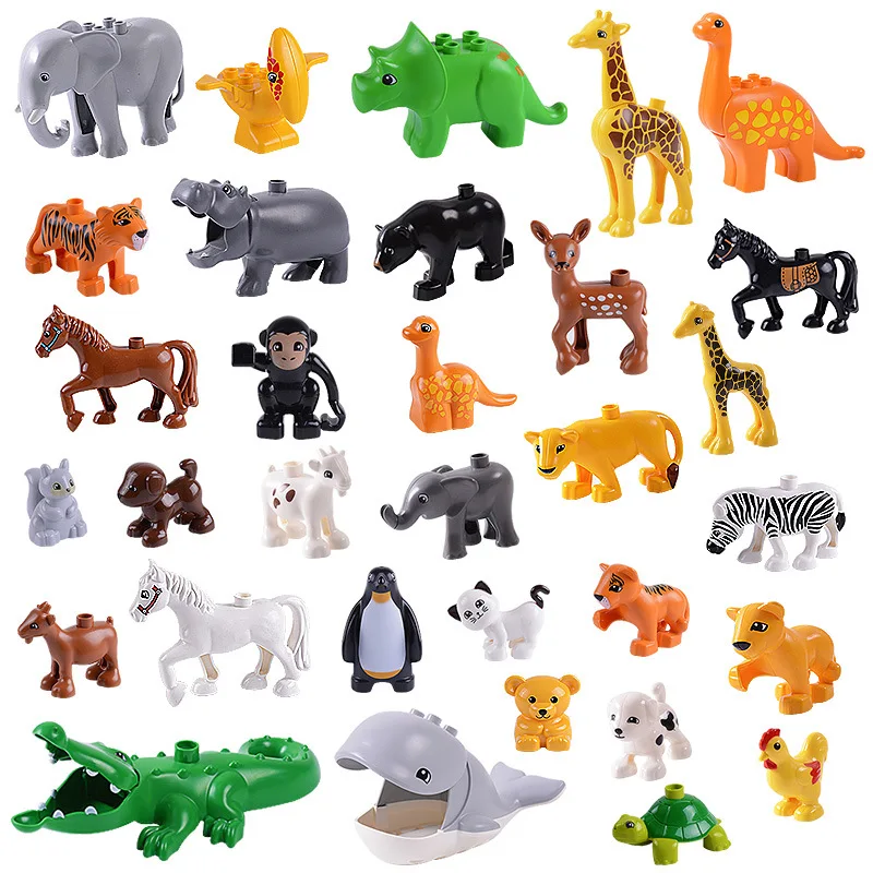 Large  Building Blocks Zoo Ani - Marine Zoo ulasan dan harga