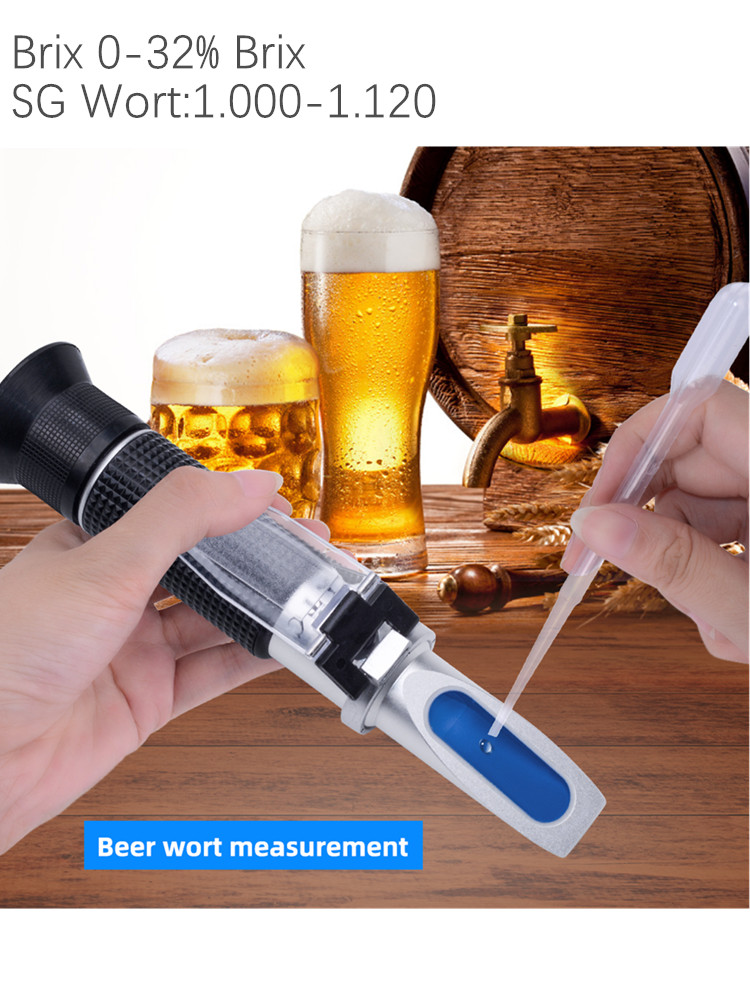 Handheld Beer Brix Refractomet - Marine Aquarium Refractometer ulasan dan harga