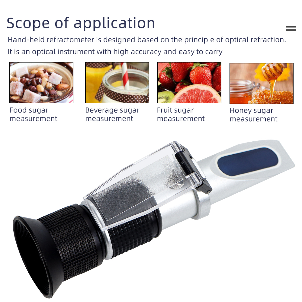0-90% Handheld Brix Refractome - Marine Aquarium Refractometer ulasan dan harga