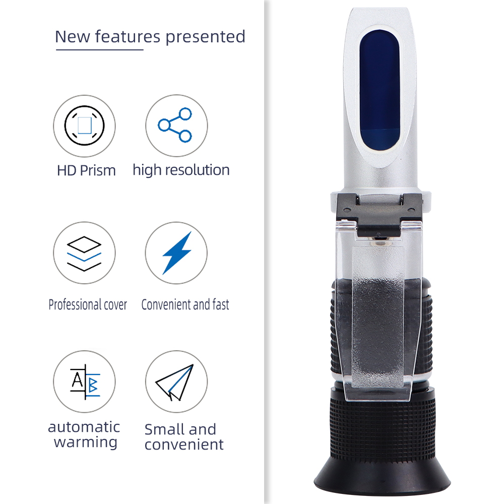 0-90% Handheld Brix Refractome - Marine Aquarium Refractometer ulasan dan harga