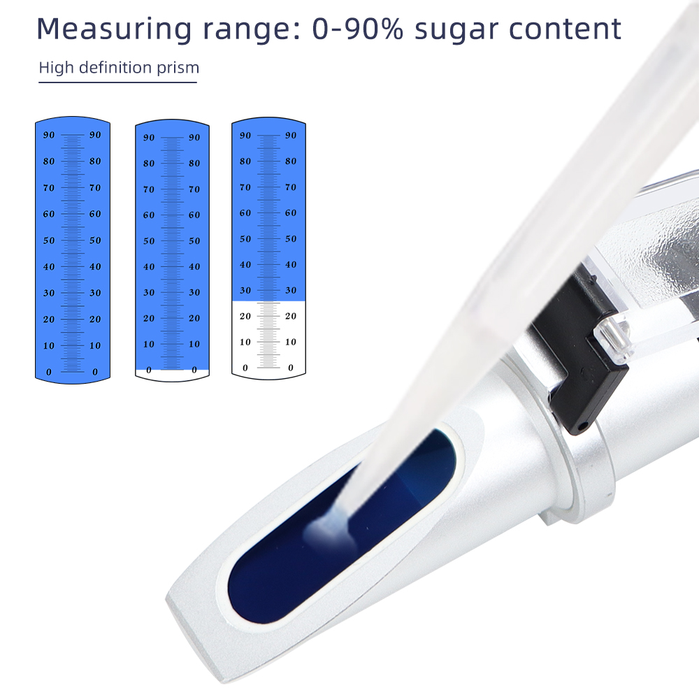 0-90% Handheld Brix Refractome - Marine Aquarium Refractometer ulasan dan harga